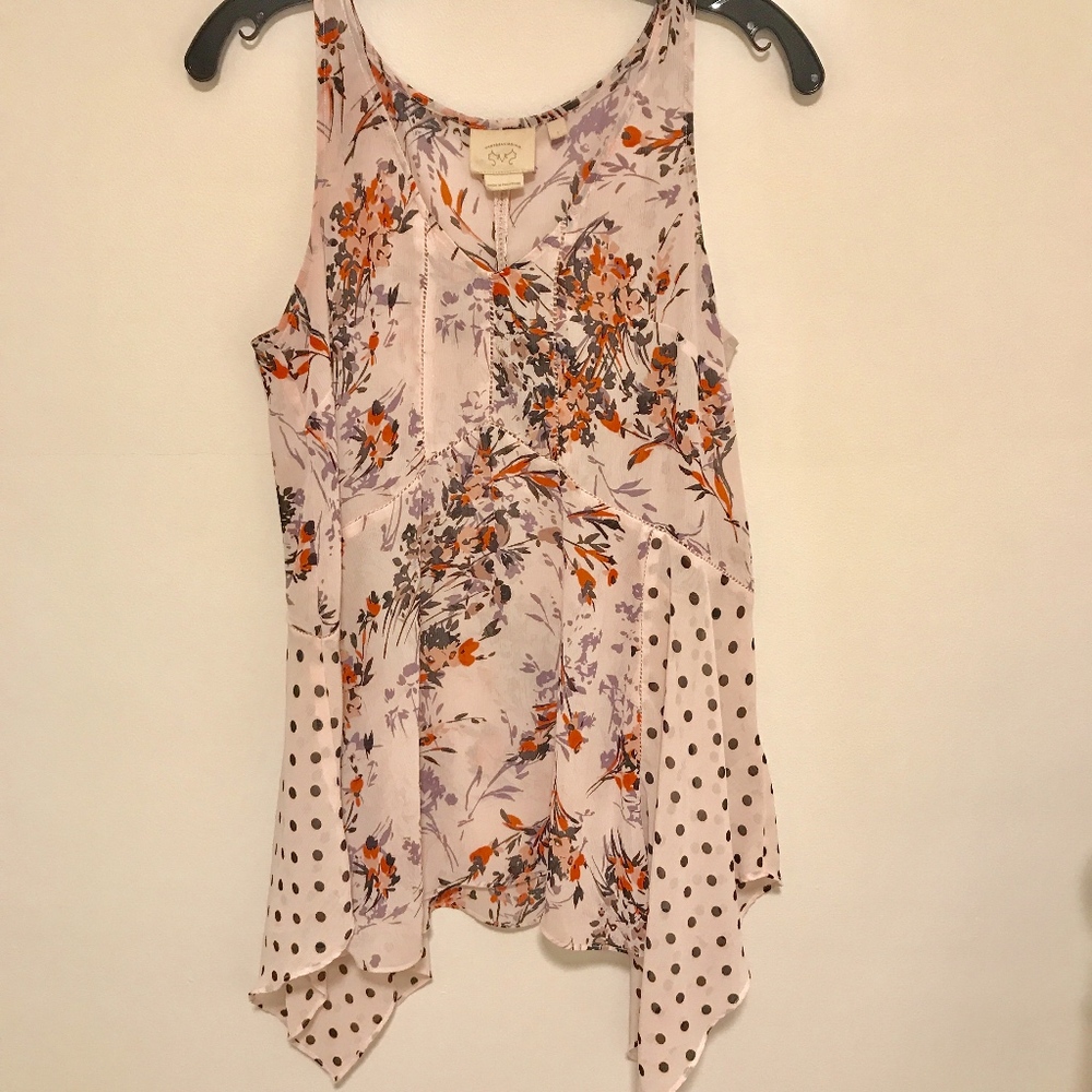 Garden Pop Anthropologie Vanessa Virginia Top